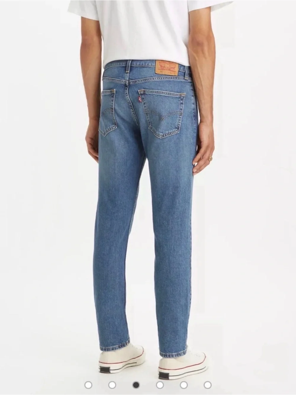Men's Light Blue Straight Fit Jeans